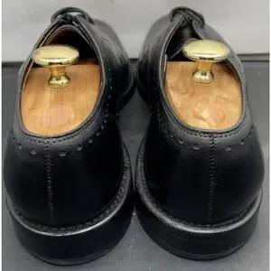 Allen Edmonds Black Fairfax Wholecut Wingtip Oxford Dress Shoes Mens 8 Fast Ship Allen Edmonds Black Fairfax Wholecut Wingtip Oxford Dress  main image 2